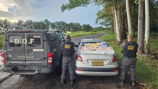 Apreensões de canetas emagrecedoras foram intensificadas em rodovias estaduais durante ações de fiscalização na região de fronteira (Foto - Governo de MS)