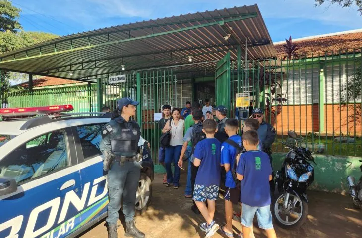 Policiamento e ações educativas são reforçados no início do ano letivo em Mato Grosso do Sul (Foto - Governo de Mato Grosso do Sul)