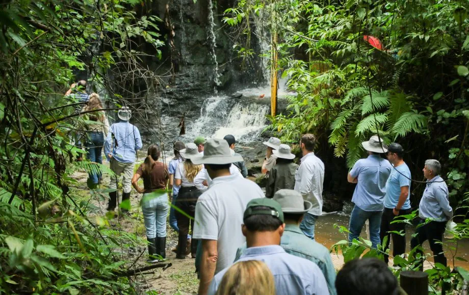 Parque do Pombo recebe investidores europeus em busca de modelos de restauração ambiental em Três Lagoas