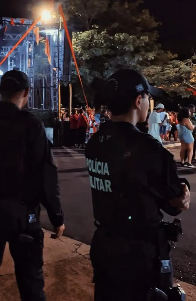 Policiamento reforçado garantiu a ordem pública durante os eventos de Carnaval em Três Lagoas e região. (Foto: Divulgação / PMMS)