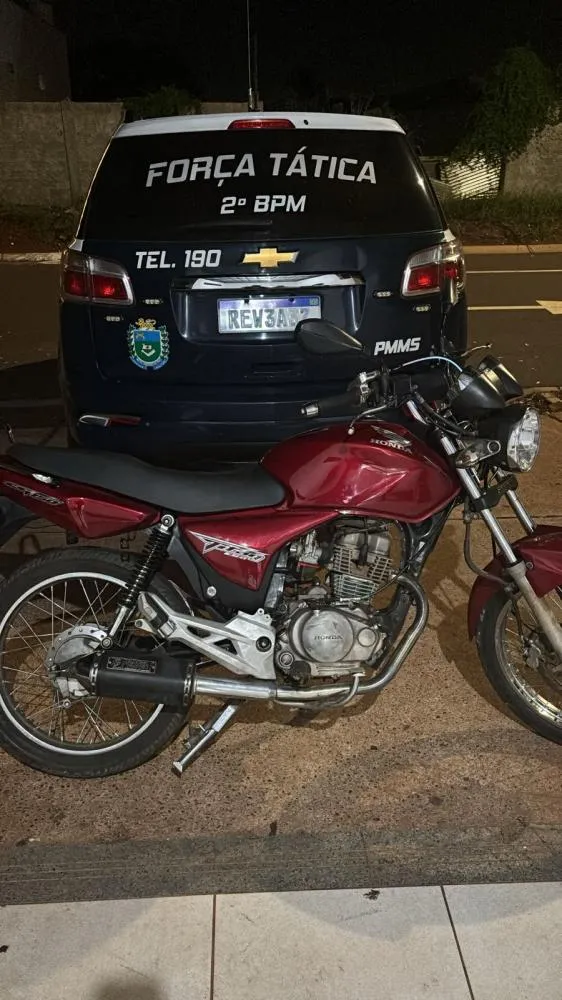 Força Tática prende motociclista embriagado e sem CNH após tentativa de fuga em Três Lagoas