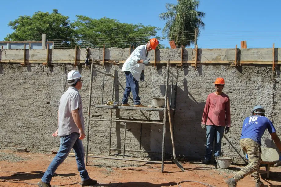 Obra da USF Miguel Nunes continua avançando em Três Lagoas