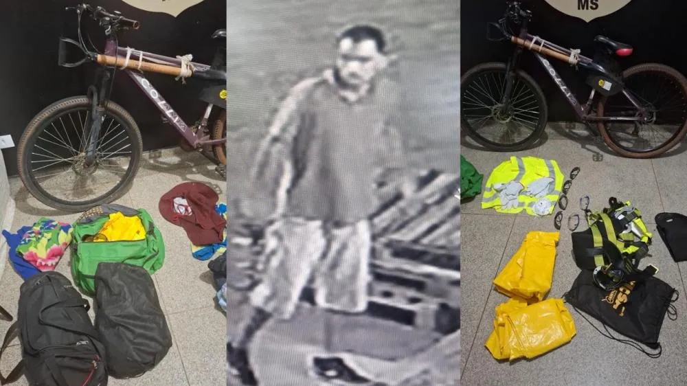 Polícia Civil e PRF prendem homem por furtos em Água Clara durante fuga para Três Lagoas