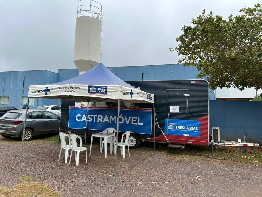 Castramóvel da Prefeitura inicia 75ª etapa de atendimentos gratuitos para cães e gatos em Três Lagoas (Foto: divulgação / PMTL)