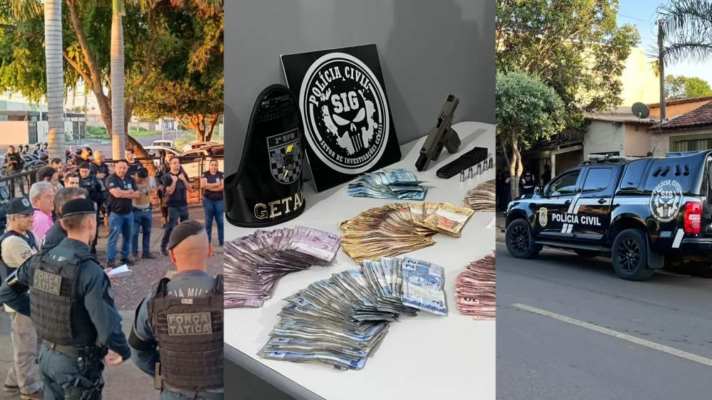 Operação Approximatus mobilizou equipes da Polícia Militar e da Polícia Civil no bairro Paranapungá em Três Lagoas (Foto: divulgação / Polícia Militar)