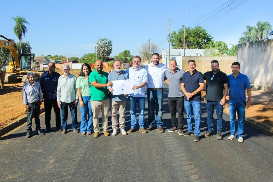 Prefeito autoriza obras de pavimentação e drenagem em bairros de Três Lagoas (Foto: divulgação / PMTL)