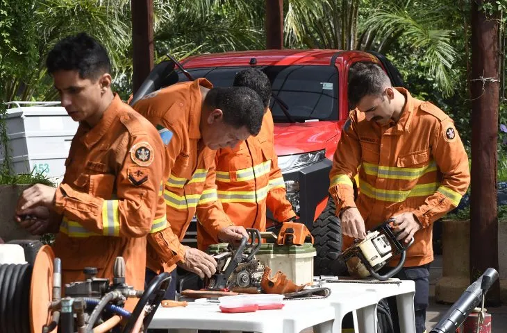 Corpo de Bombeiros de Mato Grosso do Sul reforça preparação para combate a incêndios no Pantanal (Foto: Alexandre Carvalho Gonzaga / Agência de Notícias do Governo de MS)