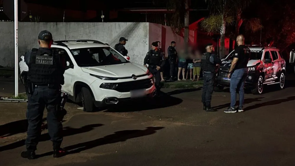 Homem é preso após ameaçar ex-companheira e filho e provocar perseguição policial em Três Lagoas (Foto: Eliton Chaves / 24h News MS)