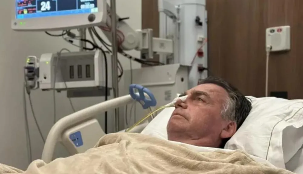 Hospital DF Star, em Brasília, onde Jair Bolsonaro está internado na UTI (Foto: Marcelo Camargo / Agência Brasil)