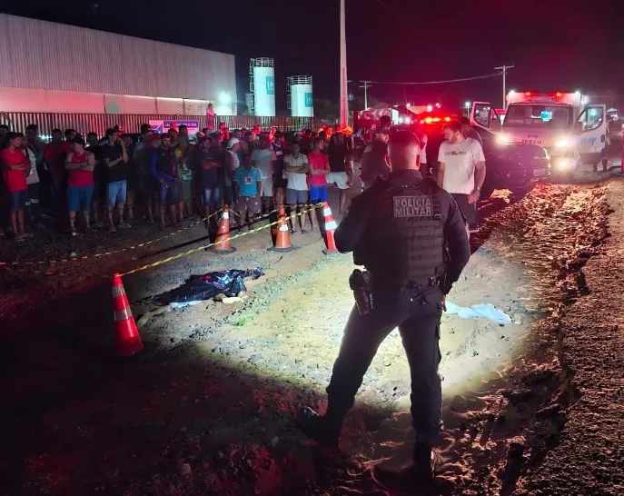 Morte de trabalhador na MS-112 provoca revolta e leva a anúncio de bloqueio da rodovia em Inocência (Foto: reprodução)