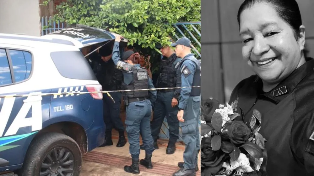 Subtenente da Polícia Militar Marlene de Brito Rodrigues, morta em Campo Grande; companheiro foi preso suspeito de feminicídio. (Reprodução / TopMídiaNews)