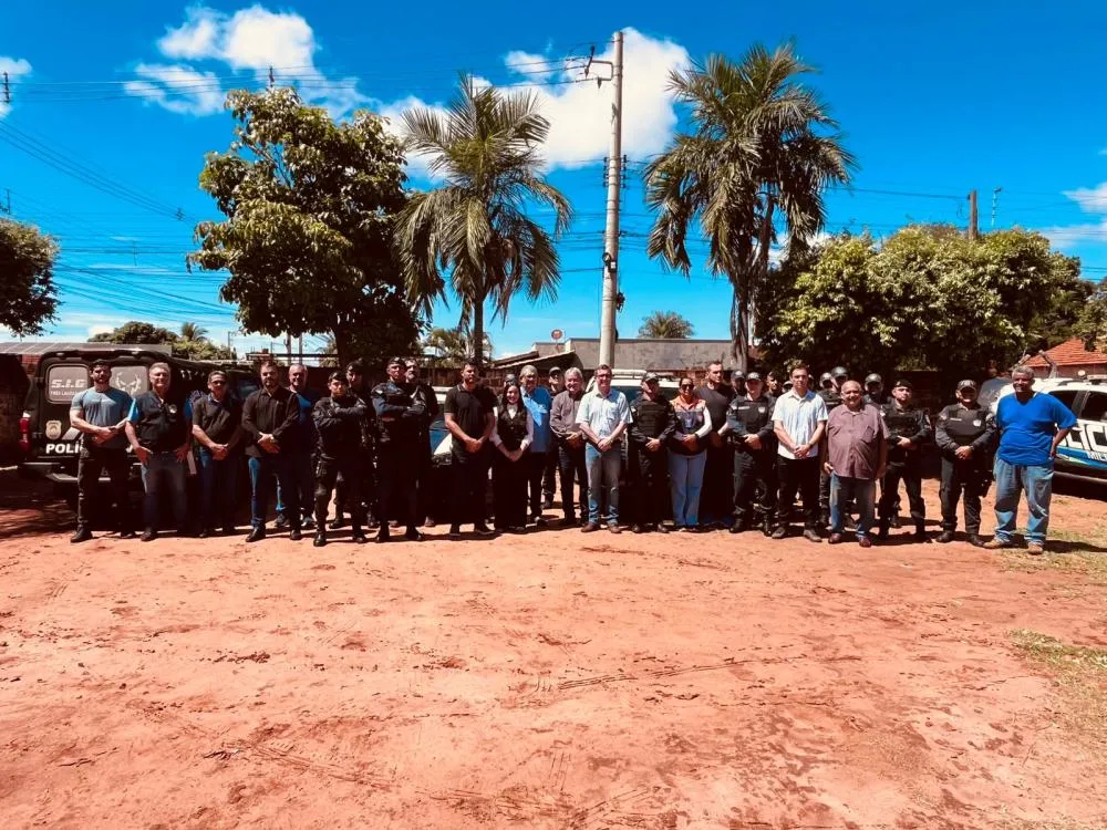 Coletiva de imprensa detalha os números da Operação Approximatus realizada de forma integrada em Três Lagoas. (Foto: Divulgação / Prefeitura de Três Lagoas)