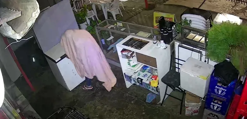 Equipes da Polícia Civil e Militar realizam diligências para combater furtos no município de Brasilândia. (Foto: Divulgação / PCMS)