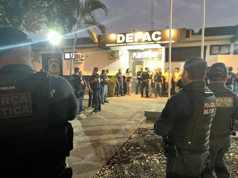 Polícia Civil e Polícia Militar atuam juntas na operação “Leges Mortis” que resultou em 3 prisões em Três Lagoas (Foto: divulgação / Polícia Civil)