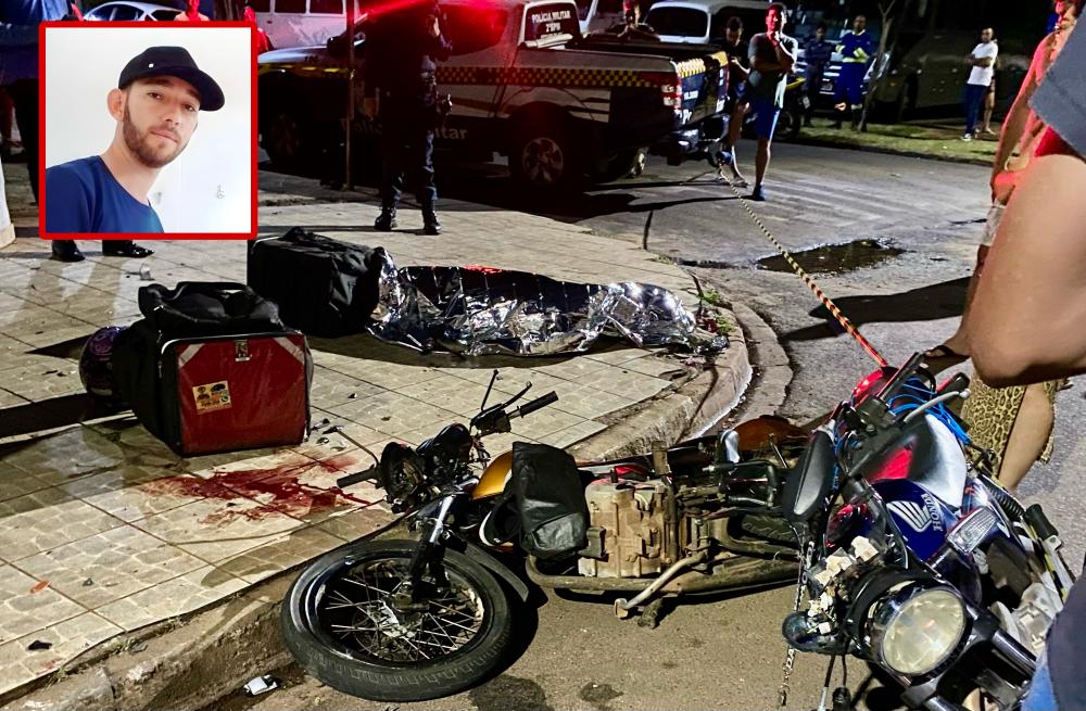Lucas Eduardo da Silva Diogo, 27 anos, que acabou não resistindo aos ferimentos morrendo no local do acidente. - Foto: Eliton Chaves/24HNewsMS
