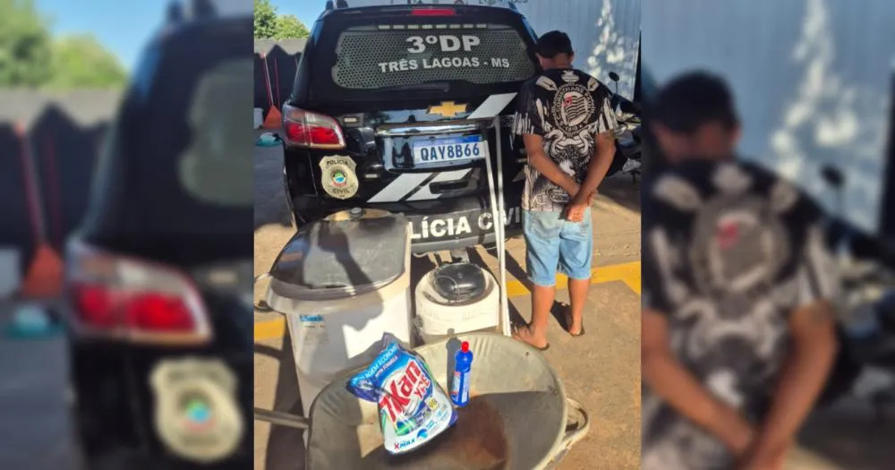 Polícia Civil identifica suspeito de furtos e recupera objetos levados de escola estadual em Três Lagoas