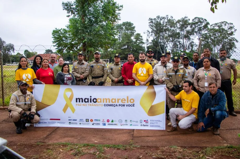 Três Lagoas prepara ações do Maio Amarelo para conscientizar população sobre segurança no trânsito (Foto: divulgação / Prefeitura de Três Lagoas)