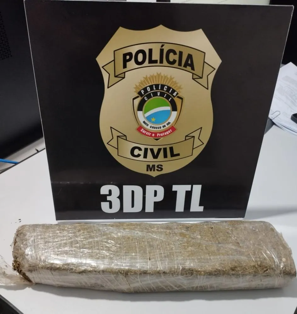 Polícia Civil prende evadido da Justiça e apreende 1 kg de maconha em reciclagem usada como ponto de tráfico de drogas em Três Lagoas