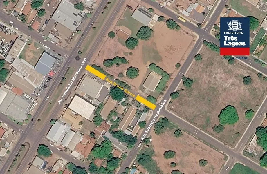 Recapeamento avança na Rua Bruno Garcia no bairro Vila Alegre em Três Lagoas (Foto: divulgação / Prefeitura de Três Lagoas)