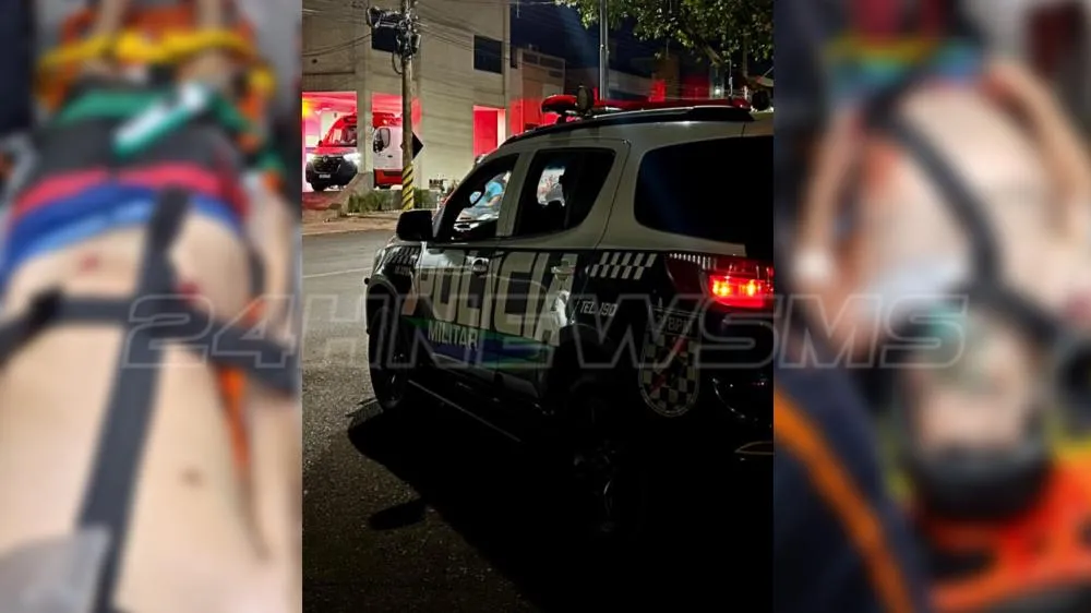 Dois homens foram baleados em ocorrências registradas com poucas horas de diferença no bairro Interlagos em Três Lagoas (Foto: 24h News MS)