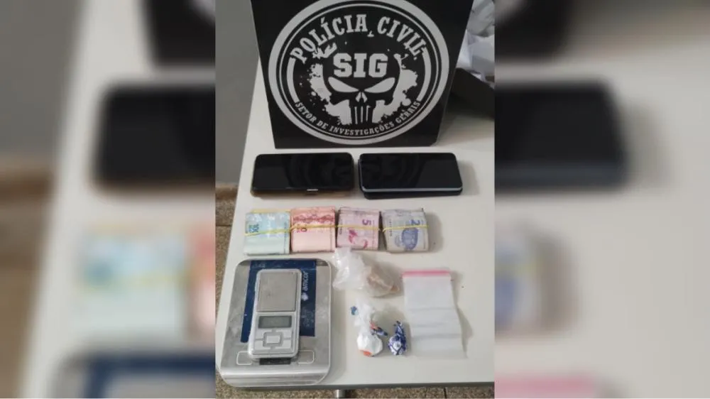 SIG apreendeu drogas, dinheiro e balanças durante continuidade da Operação Cerco Integrado em Três Lagoas (Foto: divulgação / Polícia Civil)