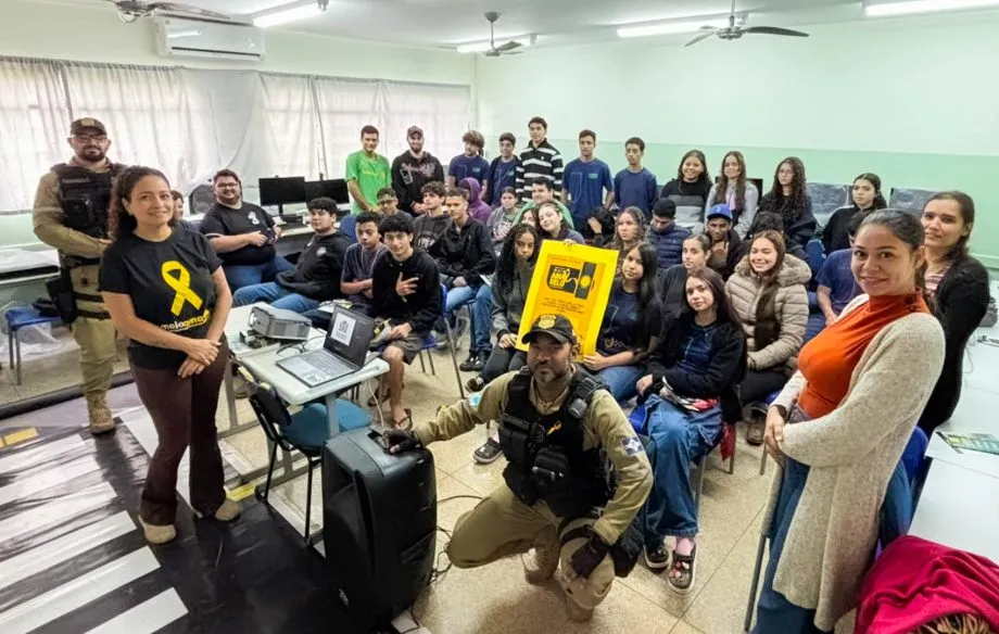 DEPTRAN realiza palestras educativas sobre trânsito e uso consciente de bicicletas elétricas em escolas de Três Lagoas (Foto: Prefeitura de Três Lagoas)