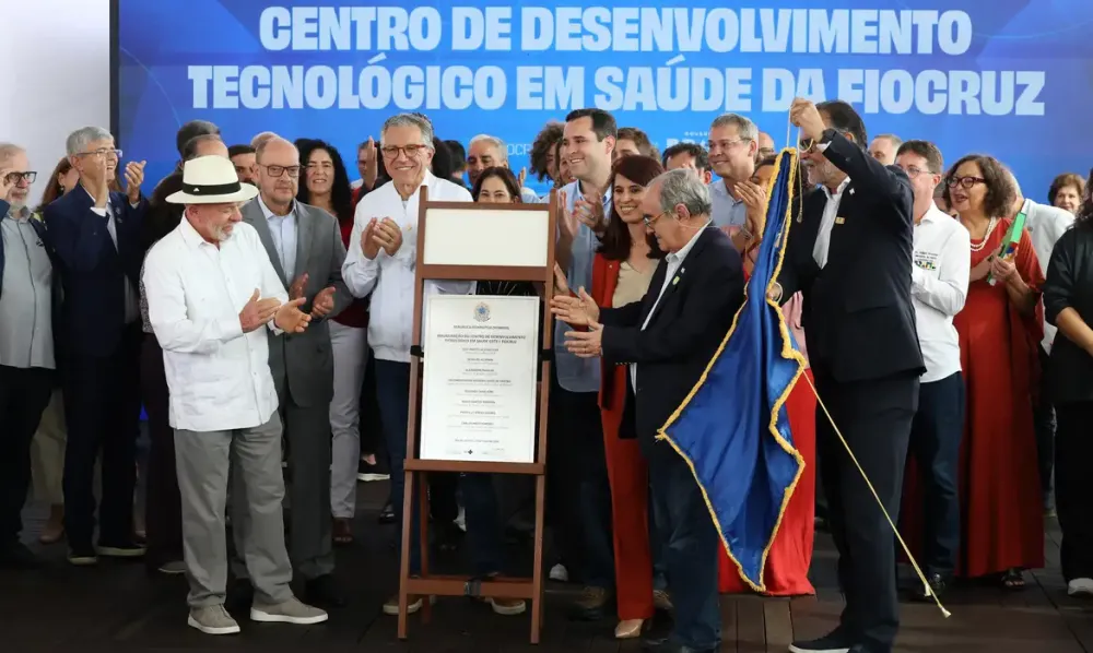 Lula defendeu investimentos em pesquisa e inovação durante inauguração de centro tecnológico da Fiocruz no Rio de Janeiro (Foto: Ricardo Stuckert / PR)