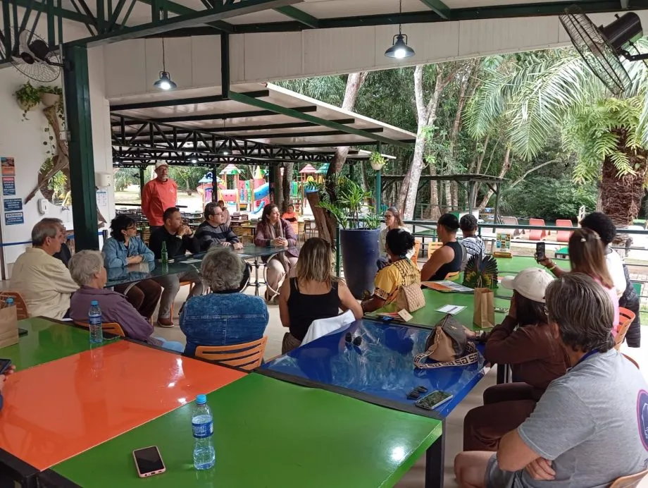Equipe da SETURC participou de programação nacional sobre ecoturismo e turismo sustentável em Bonito (Foto: divulgação / Prefeitura de Três Lagoas)