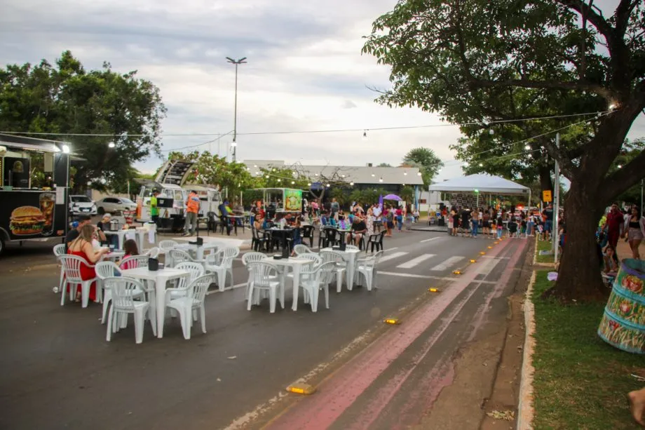 Evento “A Rua É Nossa” reuniu lazer, cultura e vacinação contra a gripe, imunizando 390 pessoas em Três Lagoas (Foto: Divulgação / Prefeitura Três Lagoas)