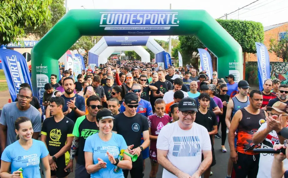 Treinão da Corrida dos Poderes será realizado em Três Lagoas e deve reunir atletas, famílias e participantes de diferentes idades (Foto: divulgação / Governo do Estado)