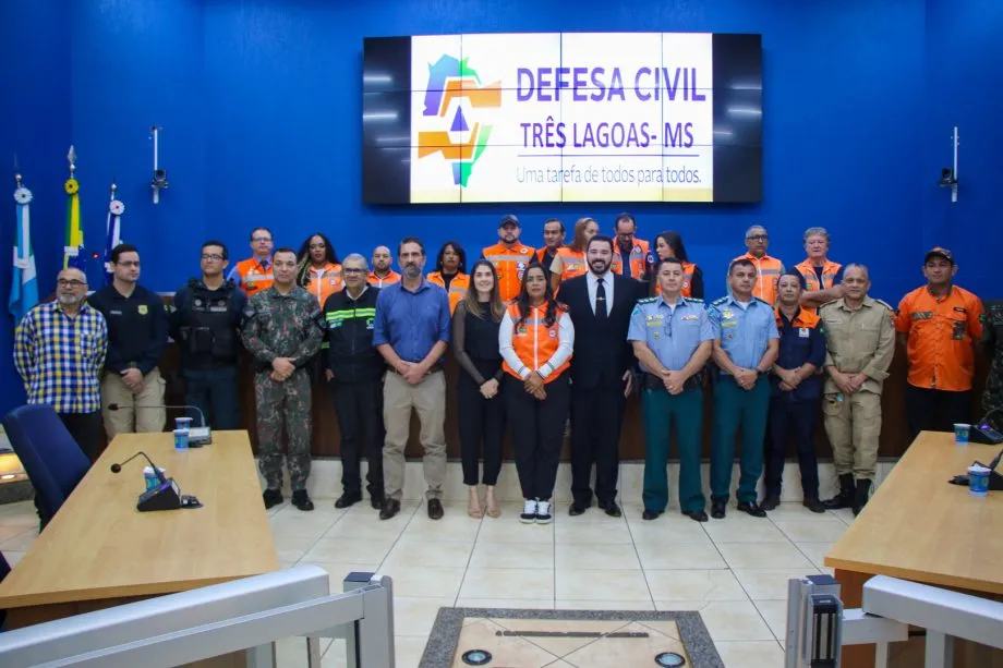 Defesa Civil capacita voluntários para atuação em situações de risco em Três Lagoas