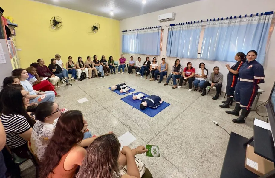 Projeto Criança Segura capacita profissionais da educação em primeiros socorros em Três Lagoas