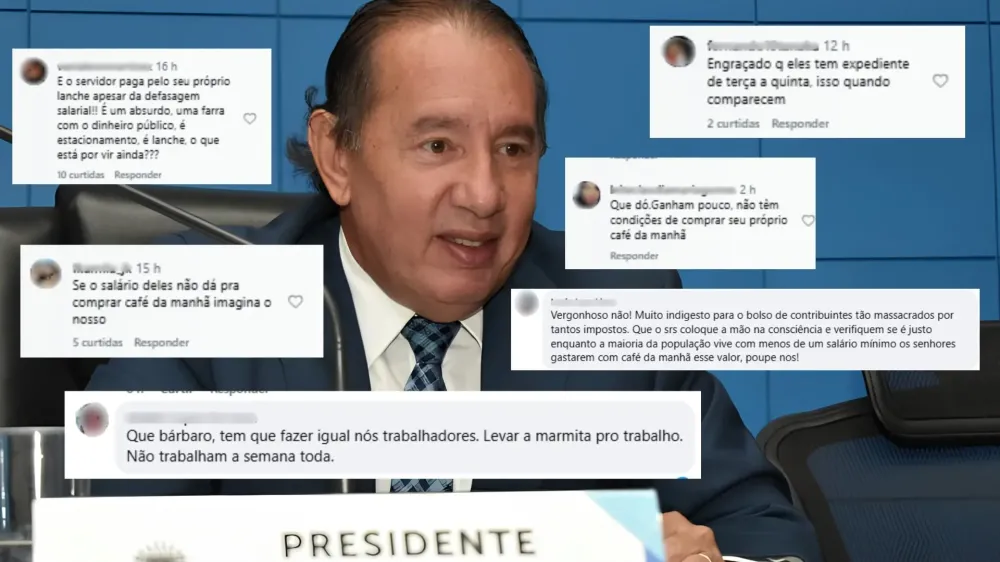 Licitação de R$ 618 mil para café da manhã destinado aos deputados estaduais gerou forte repercussão e críticas nas redes sociais em Mato Grosso do Sul (Foto: Divulgação / ALEMS)