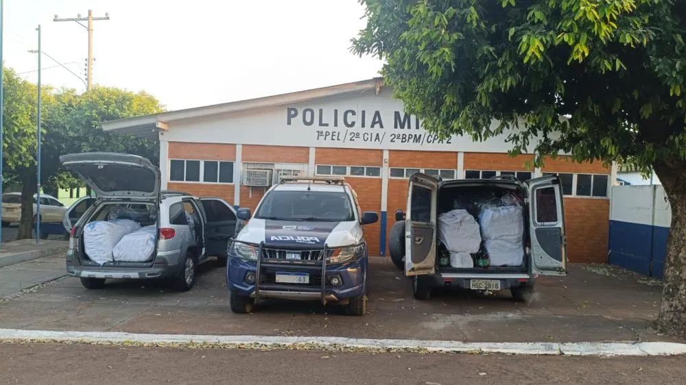 Polícia Militar durante “Operação Protetor”apreende mercadorias do Paraguai sem documentação fiscal em Brasilândia