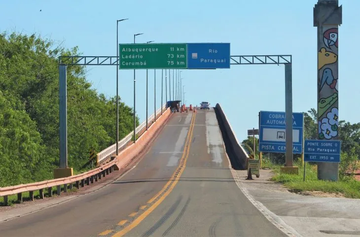 Tráfego em meia pista começa nesta sexta-feira na ponte sobre o Rio Paraguai em Corumbá
