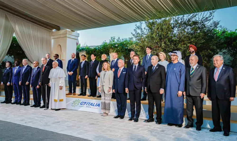 Lula participa pela décima vez da Cúpula do G7, na França, em meio a impasses comerciais envolvendo Estados Unidos e União Europeia. (Foto: Ricardo Stuckert/PR)