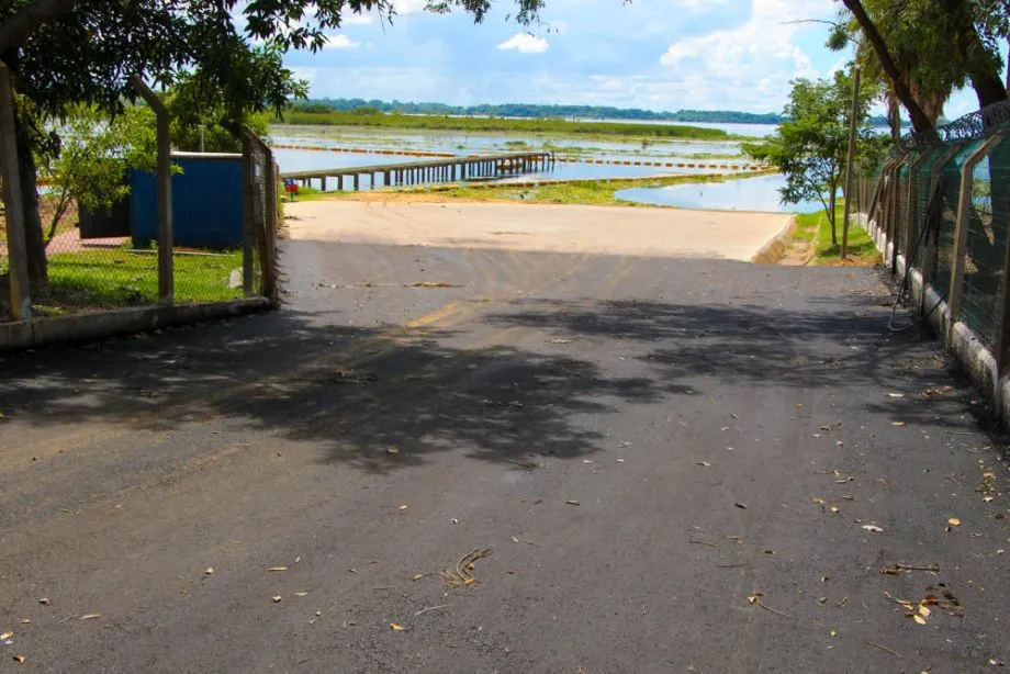 Rampa de acesso da Marina do Balneário Municipal ficará interditada das 5h às 11h do dia 20 de junho para a realização do Treinão dos Poderes. (Foto: Divulgação/Prefeitura de Três Lagoas)