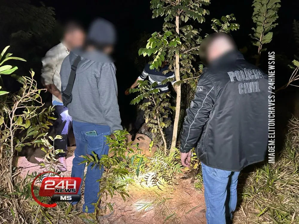 Corpo de jovem com ferimento da cabeça é encontrado enterrado em área de mata, na zona rural de Três Lagoas