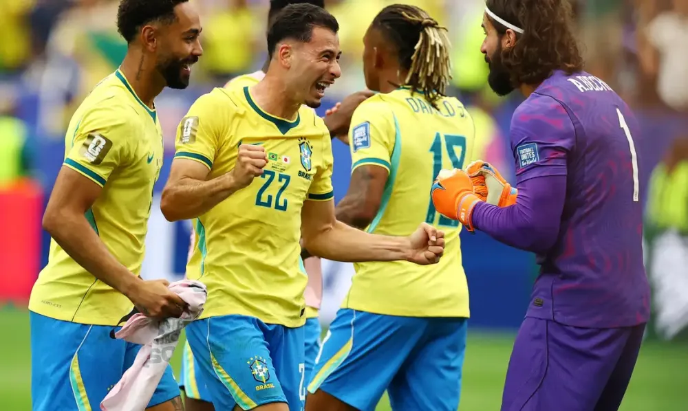 Brasil enfrenta a Noruega neste domingo em busca de uma vaga nas quartas de final da Copa do Mundo de 2026. (Foto: Phil Noble/Reuters)