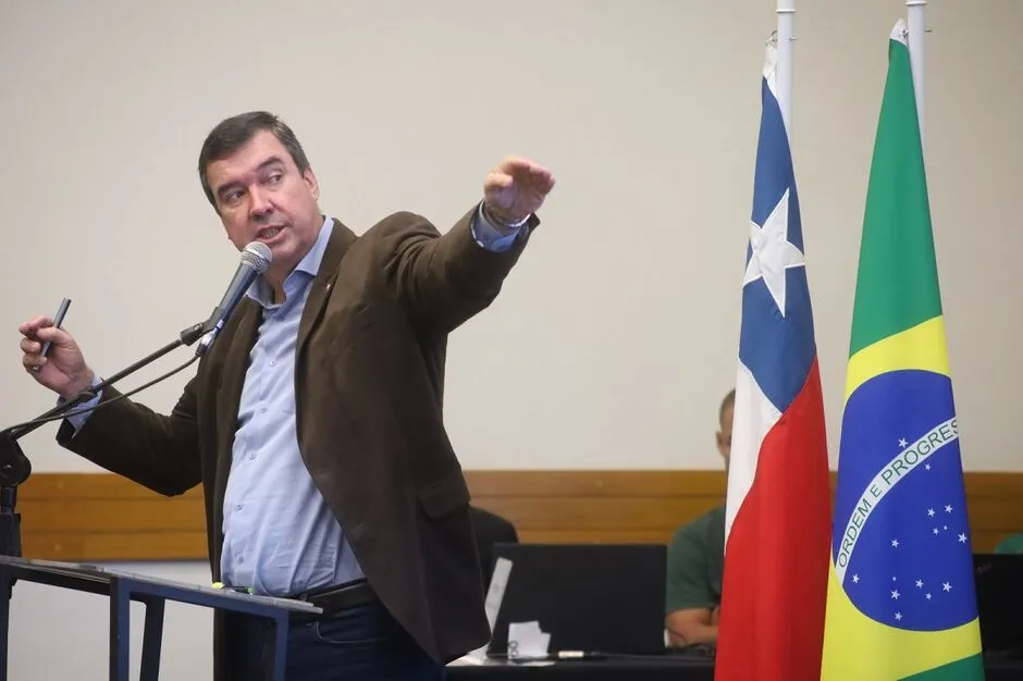 Evento em Campo Grande reforçou a parceria entre Mato Grosso do Sul e a região chilena de Tarapacá para ampliar oportunidades na Rota Bioceânica. (Foto: Divulgação)