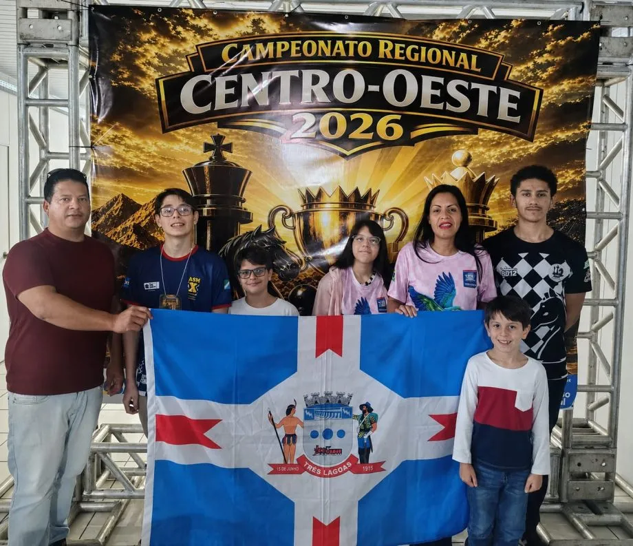 Professora Rafaela Freire tornou-se a primeira mulher de Mato Grosso do Sul a conquistar o título de Mestre Nacional de Xadrez. (Foto: Prefeitura de Três Lagoas)