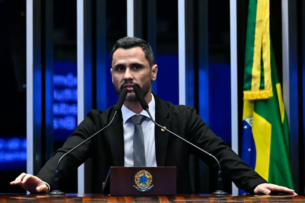 Senador Cleitinho Azevedo voltou a defender a pena de morte após comentar o caso da bebê Helena, morta em Fortaleza. (Foto: Waldemir Barreto/Agência Senado)