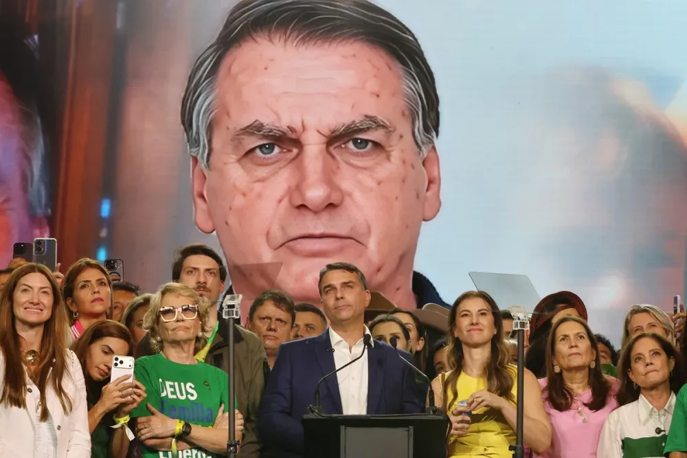 Vídeo produzido com inteligência artificial e exibido na convenção do PL será analisado pela Justiça Eleitoral. (Foto: Beto Barata/PL)