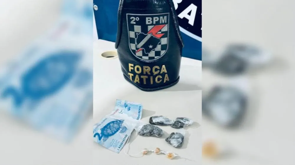 Força Tática prende jovem de 22 anos por tráfico de drogas no Novo Oeste, em Três Lagoas