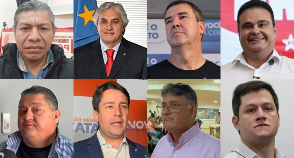 Oito nomes entram na disputa pelo Governo de Mato Grosso do Sul em 2026
