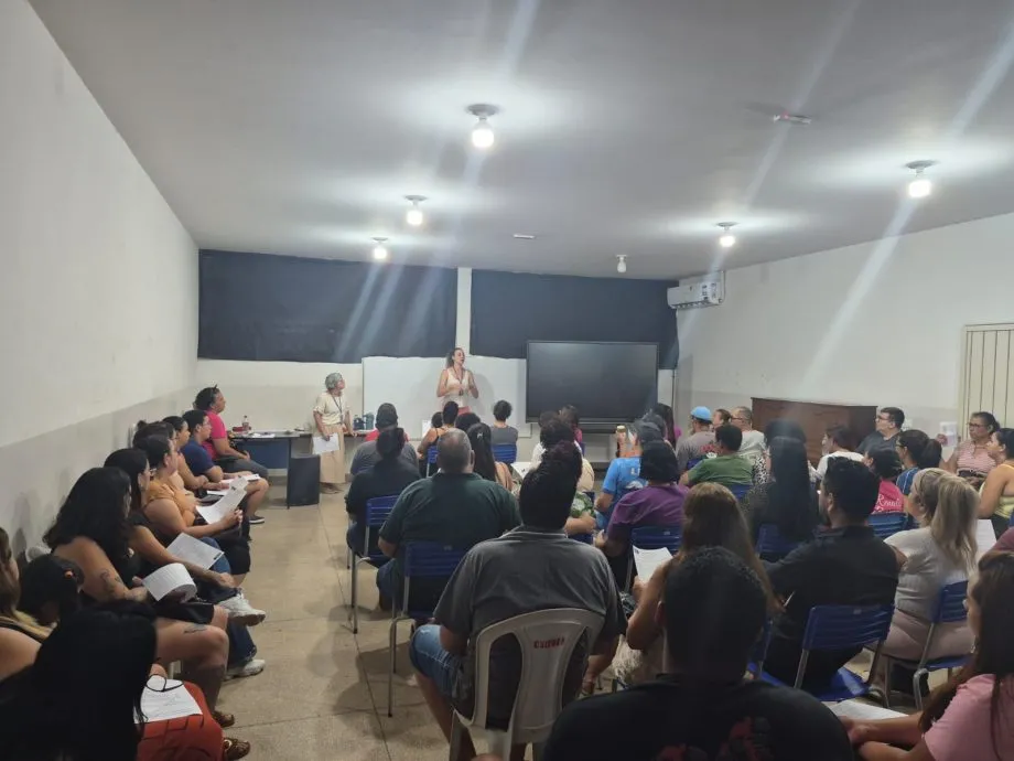Participantes da 36ª Festa do Folclore receberam orientações sobre boas práticas de manipulação de alimentos. (Foto: Divulgação)