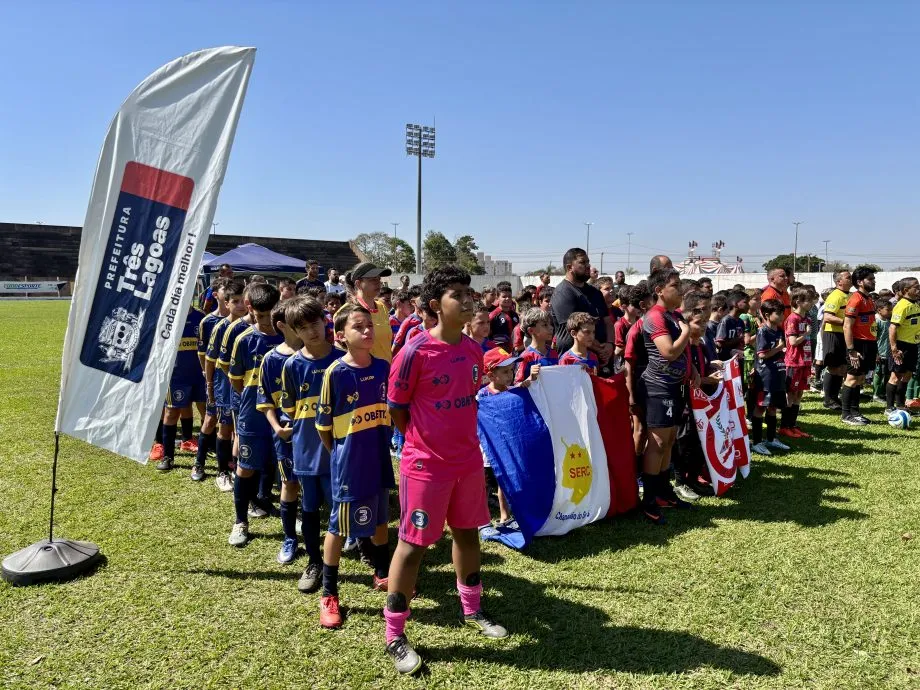 Comercial Esporte Clube, de Três Lagoas, conquistou o terceiro lugar no Festival Sul-Mato-Grossense de Futebol Sub-11. (Foto: Divulgação)