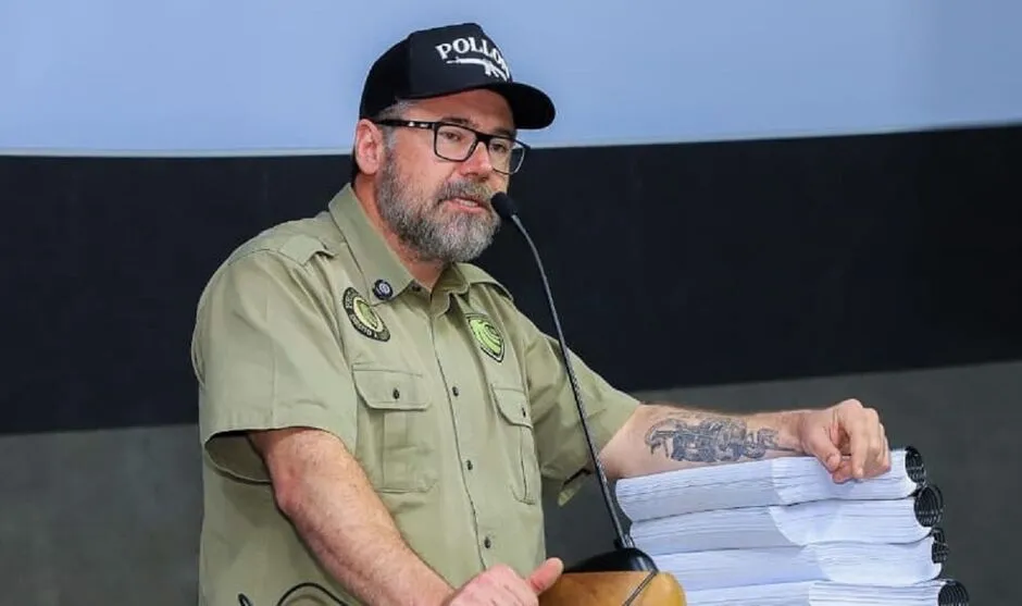 Deputado Marcos Pollon propõe recompensa de até R$ 100 por javali abatido como incentivo ao controle da fauna invasora. (Foto: Divulgação)
