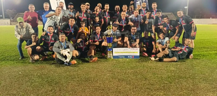 União Metodista FC é campeã do Campeonato Municipal Varzeano 2026 em Três Lagoas após decisão nos pênaltis. (Foto: Divulgação)