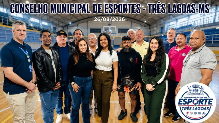 Conselho Municipal do Esporte e Lazer de Três Lagoas realiza primeira reunião, elege Mesa Diretora e inicia oficialmente os trabalhos. (Foto: Divulgação)